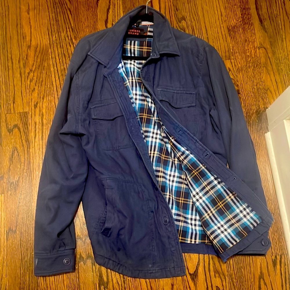 The Normal Brand Shirt Jacket (navy)